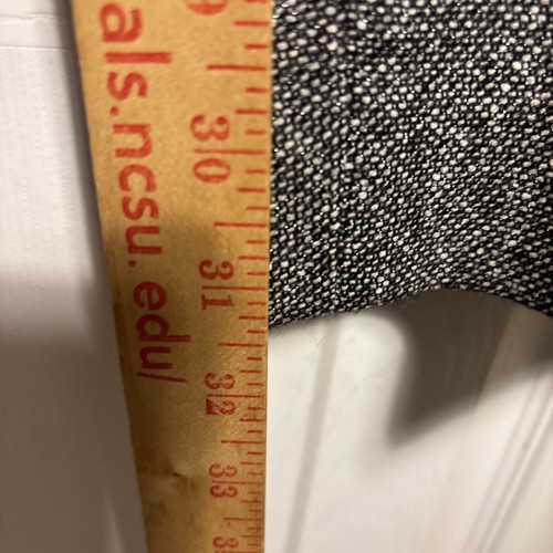 Dana Buchman 12 Pants Wool Silk Blend Lined Black White Tweed W/ Stretch - Picture 6 of 9