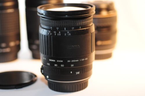 4 FOUR Canon EF lenses ISSUES PARTS REPAIR 2 75-300mm 28-105mm USM Sigma 28-200 - Picture 16 of 19
