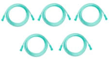 5 Pack Medical Products Oxygen Supply Tubing - Adult 50ft GREEN 2050G