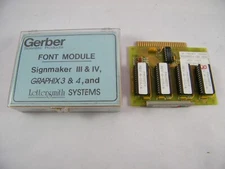 GSP GERBER SCIENTIFIC SIGNMAKER 3 & 4 SOUVENIR DEMI BOLD FONT MODULE P28858A