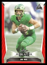 2023 Leaf Draft Red Bo Nix Rc #32