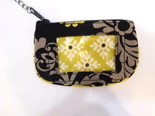 Vera Bradley 💕BAROQUE Clip Zip ID Case Mini Wallet NWOT💕