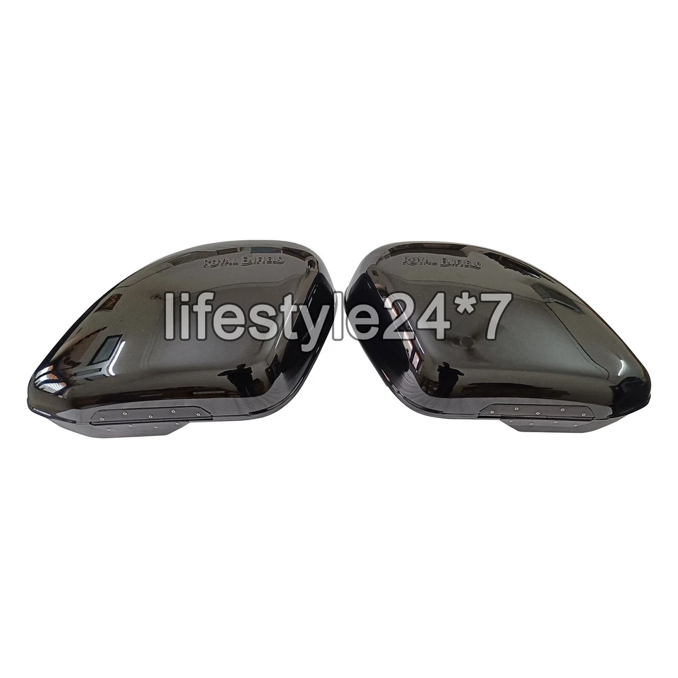 Genuine Royal Enfield Super Meteor 650 "Premium Pannier Boxes With Rails Pair" - Image 3 of 4