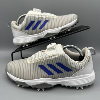 Adidas CodeChaos BOA J White Halo Blue FX6628 Golf Shoes GS Size 5/Womens 6.5