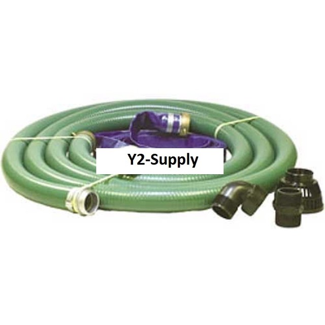 NEW! 2" Transfer Pump Hose Kit w/ Aluminum & Polypropylene Fittings