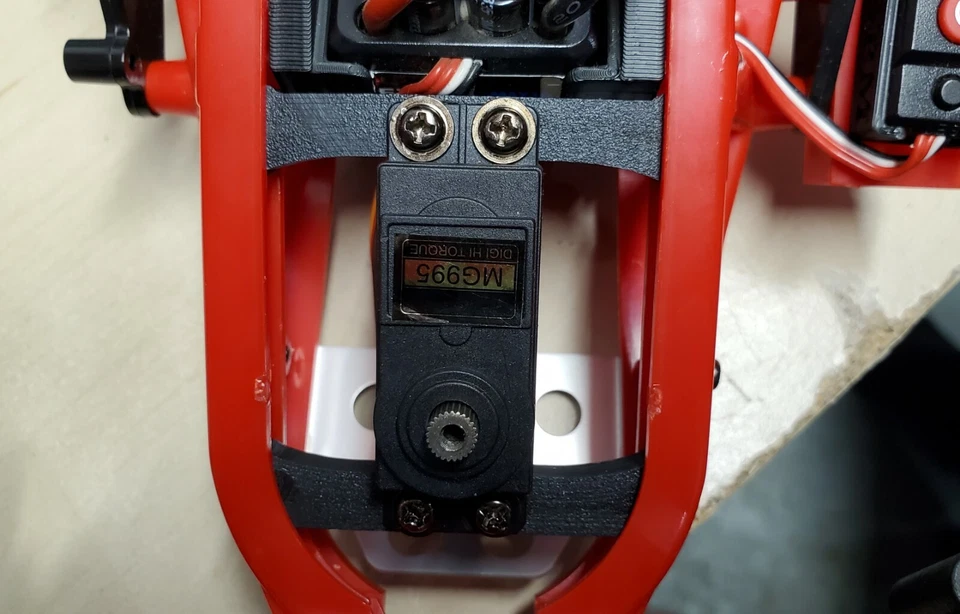 Tamiya ORV Centered Servo Mount Upgrade - Blackfoot Monster Beetle Frog Brat - Image 2 of 3