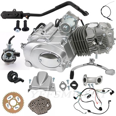 140cc Semi Auto+Reverse Engine Motor Kit for Go Kart 4 Wheeler Dune Buggy Taotao