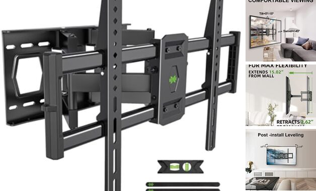 Full Motion TV Mount for 37-86 Inch Flat Screen LED TV up Full Motion 37-86