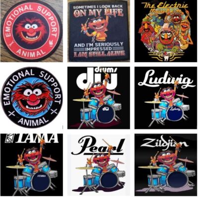 TIER MUPPETS SCHLAGZEUGER Dr. ZÄHNE ELEKTRISCHES CHAOS TV FILM FILM AUFBÜGELN PATCH