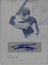 MATT SZCZUR 2011 Just SPOTLIGHTS Autograph Rookie Auto Plate RC 1/1