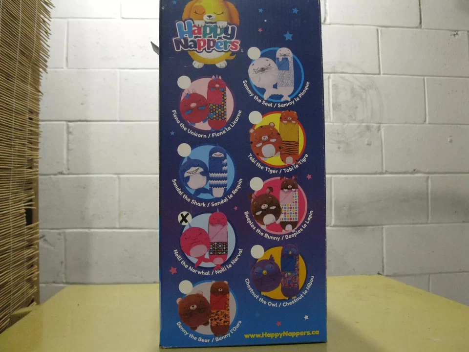 Happy Nappers Pink Nellie Narwhal Sleeping Bag 54" x 20" NEW 2025 PRICE!!! - Image 2 of 3