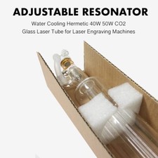 CO2 Glass Laser Engraver Tube High Quality 40W 50W 60W Sealed for LaserEngraving