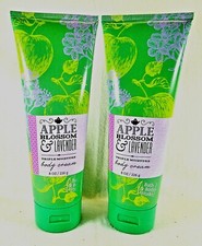 2 Apple Blossom  Lavender Triple Moisture Body Cream Bath  Body Works 8 Oz
