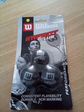 Wilson Squash Balls Unisex 3pack Wilson Impact Club In Package Vintage