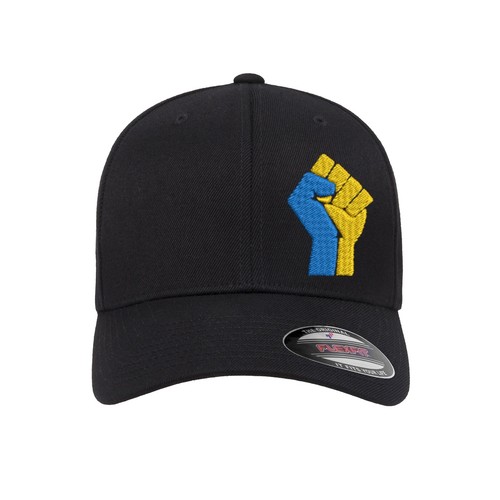Stand With Ukraine Embroidered Flexfit 