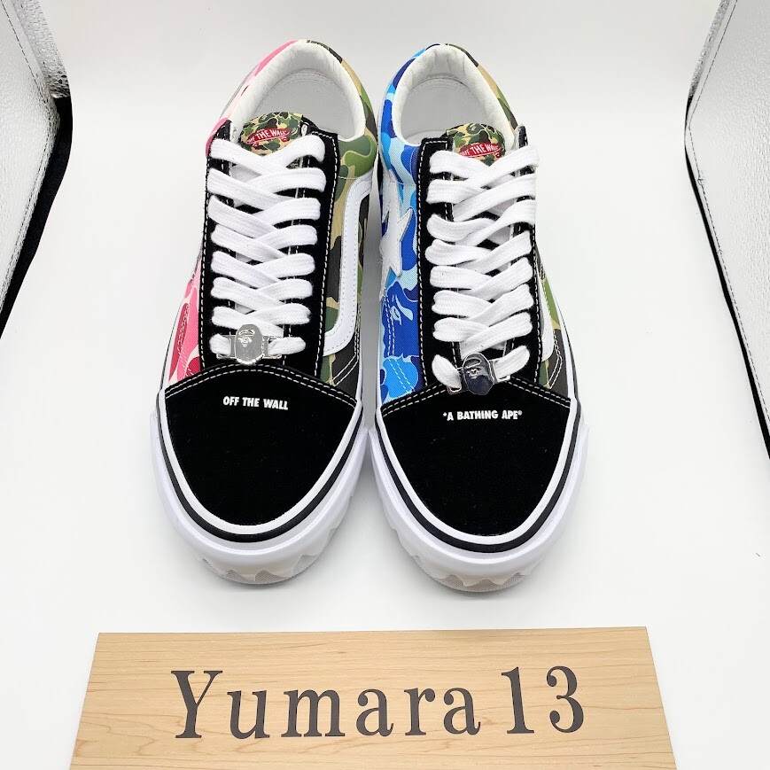 A Bathing Ape Vans LX Old Skool Camo 1K73-191-920 Men's Size