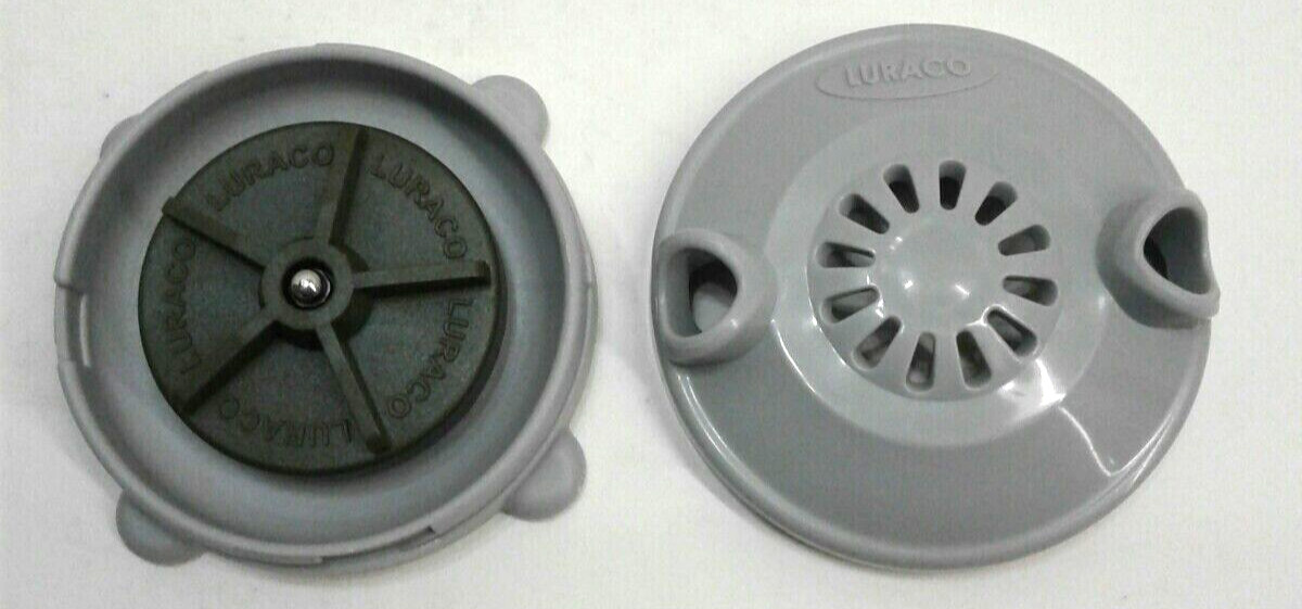 Luraco Magnetic Jet Head Gray Wet Cover Set Includes Retainer Impeller And Cover