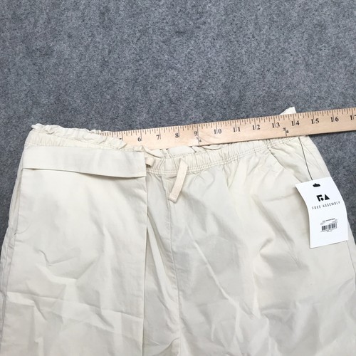 Free Assembly Pants Girls Youth Sz XL (14/16) Gray Elastic Waist Pull On Tapered - Picture 8 of 10