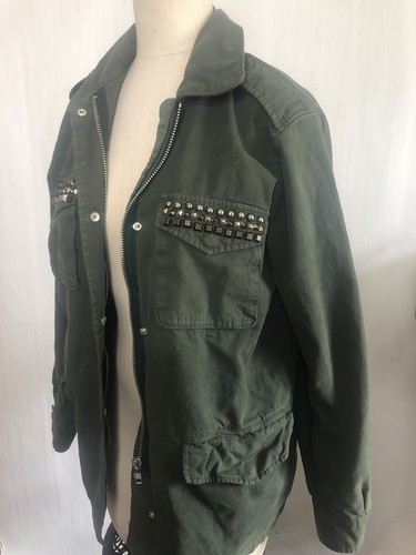 Army Green Jacket Cargo Military 