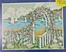 Perfect Color Chart Seaside Cross Stitch Needlepoint