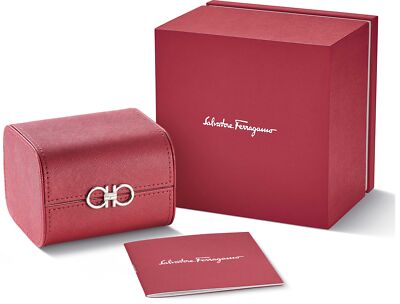 Salvatore Ferragamo 1898 Sport SFDU00219 GMT gold blue Leather