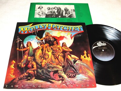 Molly Hatchet ''Take No Prisoners'' 1981 Rock LP, Nice EX!, Vinyl, Promo Cover