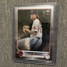 2022 Topps Chrome Connor Seabold auto! RC rookie red sox rare