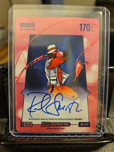 2024 Bo Jackson Battle Arena Rod Smith Rodder Bubble Gum AUTO
