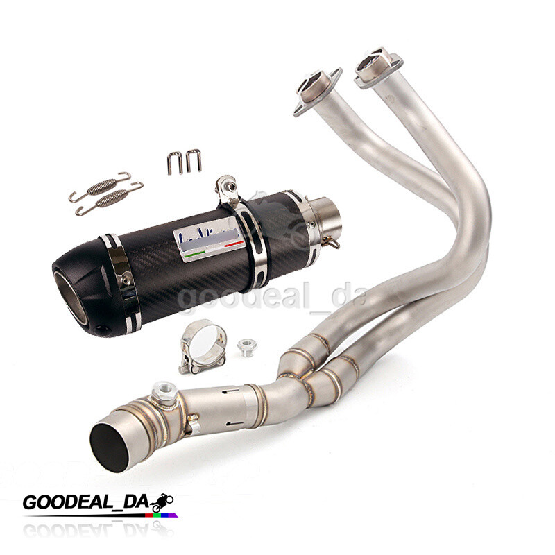 ななせページ Whole System Exhaust Carbon Muffler Header For Kawasaki