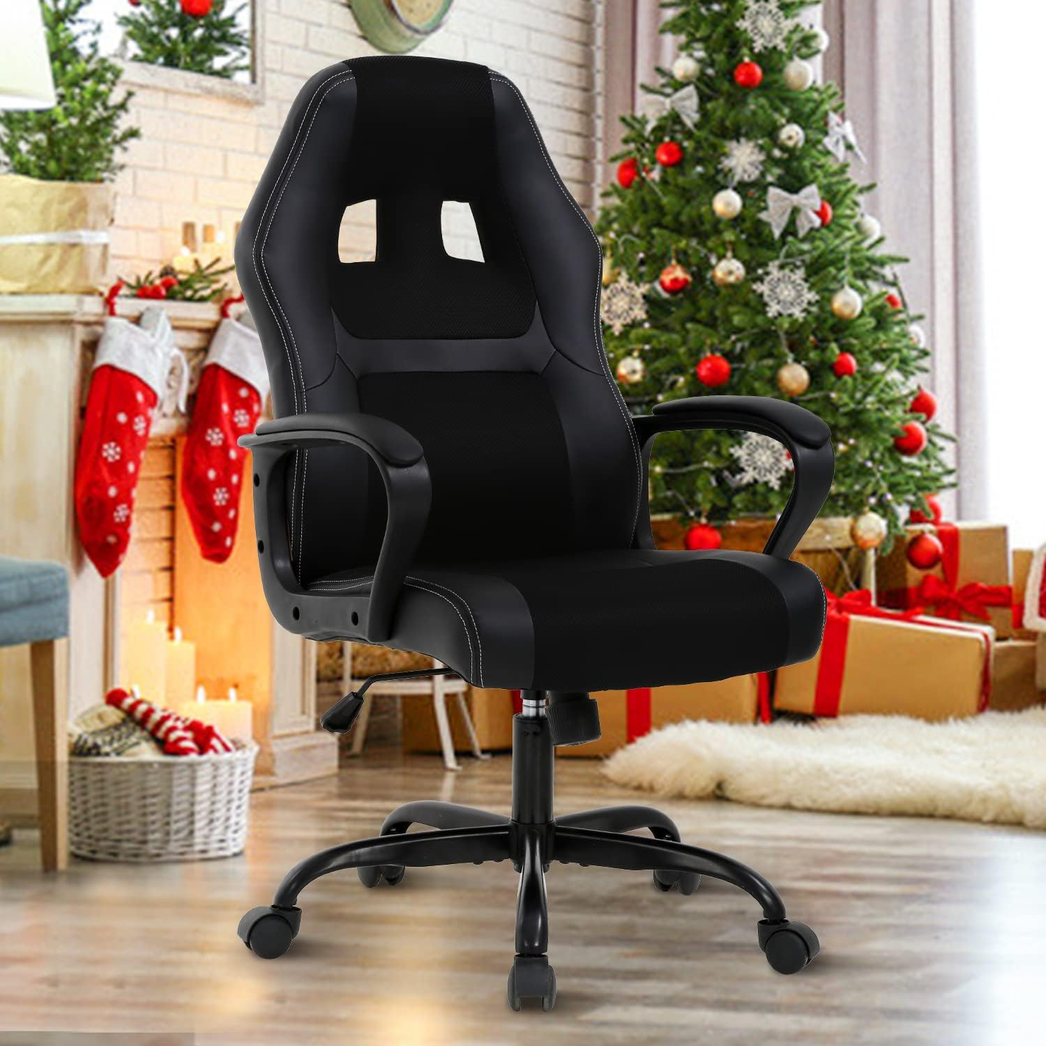 Ergonomic Office Chair Cheap Desk Chair, Mesh PC Gaming Chair with Lumbar Suppor-image