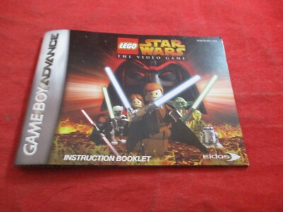 Lego Star Wars Gba Manual Booklet Lego Star Wars The Video Game