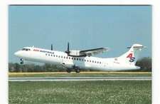 Postcard Airline AIR SRPSKA TU-ALO ATR72-202 Air Hobby CC9.