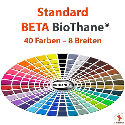 BioThane  Meterware Standard BETA wasserfest Gurtband | 9/13/16/19/25/32/38/51mm