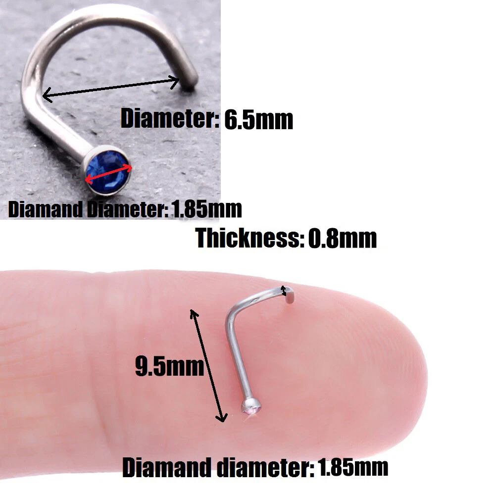 Screw on shop nose stud