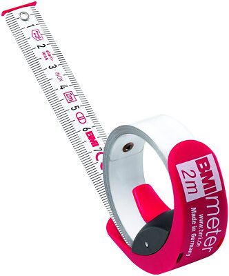 BMI Taschenbandmaß BMImeter 429 3 m Breite 16 mm Teilung mm/inch Edelstahlband