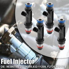 4pcs 96386780 25334150 832-11209 Fuel Injector for Chevy Aveo 1.6L 2004-2005