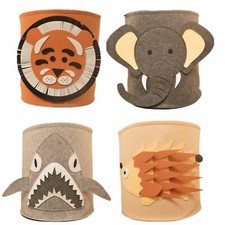 33L Wäschekorb Spielzeug Aufbewahrung aus 100% Umweltfreundlich Recyceltem Filz