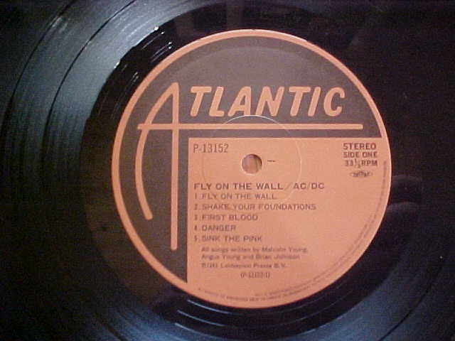 AC/DC – Fly On The Wall (Japan Vinyl LP OBI) Atlantic