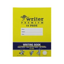 Writer Premium Writing Book 64 Pages 18mm Dotted Thirds and Margin 330X240mm