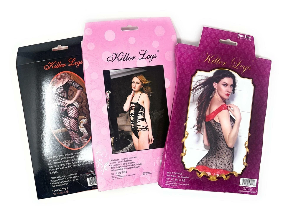Peluche recortado de red Killer Legs + 2 calzoncillos sin entrepierna lote de 3 piezas 06 41 125 Foto 3 de 4