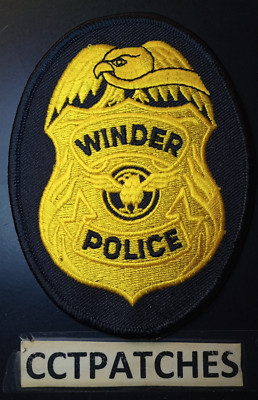 WINDER, GEORGIA POLICE (YELLOW) SHOULDER PATCH GA | eBay