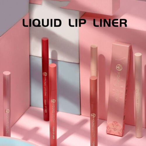 12 colores de labios mate Lig Lig Contour Penon lápiz de maquillaje duradero K - Imagen 10 de 36