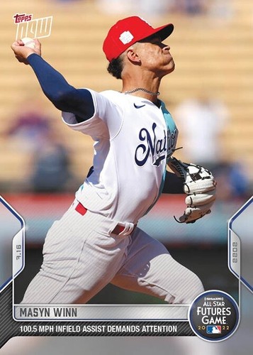 2022 Topps Now 548 Masyn Winn