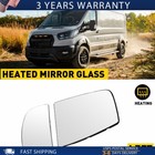 Left Mirror Glass Upper/Lower Driver Side for LH Ford Transit Van 150 350 HD XH