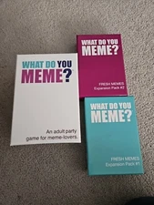 What Do You Meme? & Expansion Pack 1 & 2 Card Game