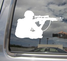 Sniper Marksman Military Car Auto Window High Quality Vinyl Decal Sticker 09011