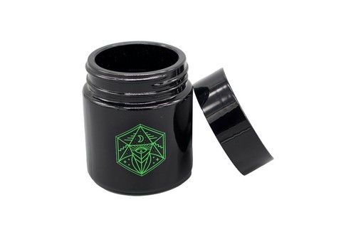 Small Glass Storage Jar and Lid - UV Protection for Herbs, Spices, & Cosmetics - Picture 7 of 11