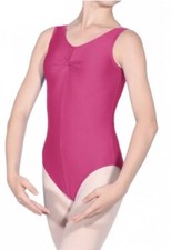 Roch Valley ärmelloses Tank Trikot Sheree Nylon Lycra Tanz Gymnastik Rasberry