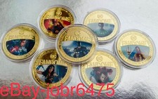 Dc Supereroe’S Placcato Oro Commemorativa Monete - Justice League Completo Set