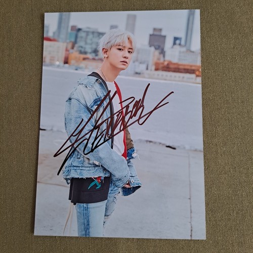 EXO Park Chanyeol Autographed Signed Photo Autographs K-POP 2022 - Picture 9 of 11